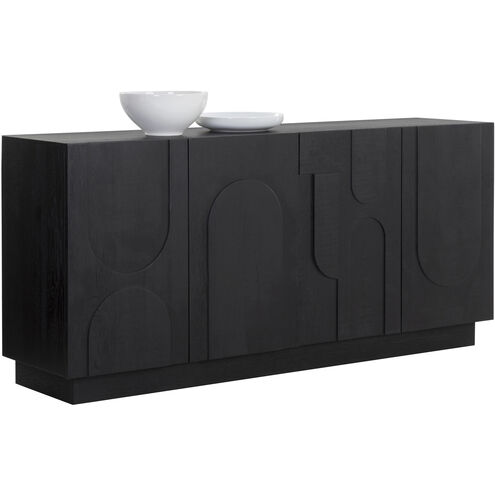 Cove 74 X 17.75 inch Black Sideboard